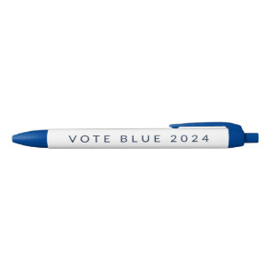Minimalist Vote Blue Kamala Harris 2024 Pen
