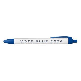 Minimalist Vote Blue Kamala Harris 2024 Pen