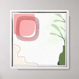 Minimalist Wall Art – 8"x8" Modern Acrylic Paintin