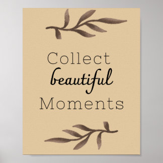 Minimalist Wall Art - Collect Beautiful Moments