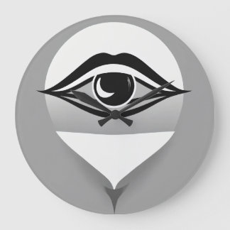 Minimalist Wall Clock - Silent Quartz Movement