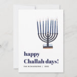 Minimalist Watercolor Candle Hanukkah  Holiday Card<br><div class="desc">© Gorjo Designs. Made for you via the Zazzle platform.

// Need help customizing your design? Got other ideas? Feel free to contact me (Zoe) directly via the contact button below.</div>
