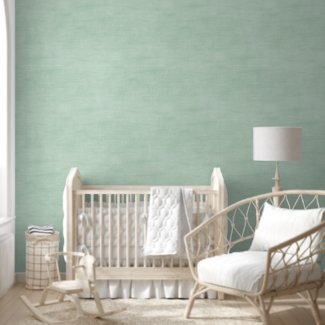 Minimalist Watercolor Mint Green textured Nursery