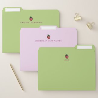 Minimalist Watercolor Strawberry Custom