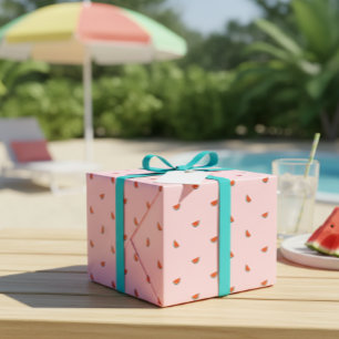Minimalist Watermelon Pattern Gift Wrap Paper