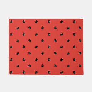 Minimalist Watermelon Seed Pattern Doormat