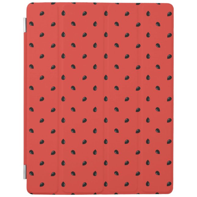 Minimalist Watermelon Seed Pattern iPad Smart Cover (Front)