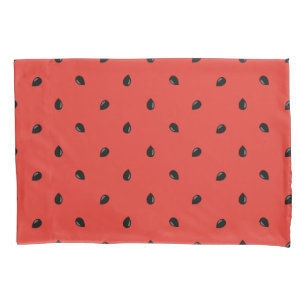 Minimalist Watermelon Seed Pattern Pillow Case