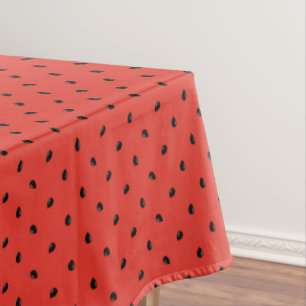 Minimalist Watermelon Seed Pattern Tablecloth