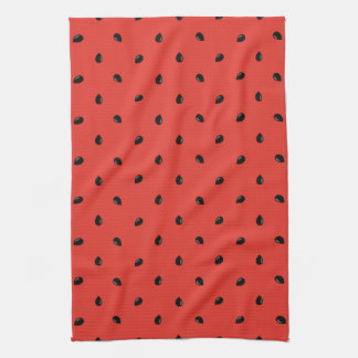 Minimalist Watermelon Seed Pattern Towel