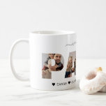 Minimalist We Love You PAPA Photo Collage Coffee Mug<br><div class="desc">Create a sweet gift for grandma with this seven photo collage plaque. PAPA will serve as the frame of each photo.</div>