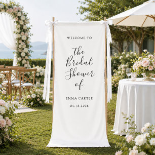 Minimalist Wedding Bridal Shower Welcome Sign