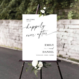 Minimalist Wedding Ceremony Foam Board