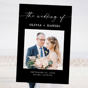 Minimalist Wedding Ceremony Photo Prop Foam Board