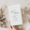 Minimalist Wedding Ceremony Program Bi-Fold