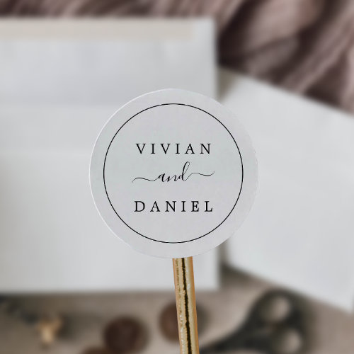 Minimalist Wedding Envelope Seals