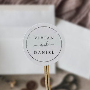 Minimalist Wedding Envelope Seals