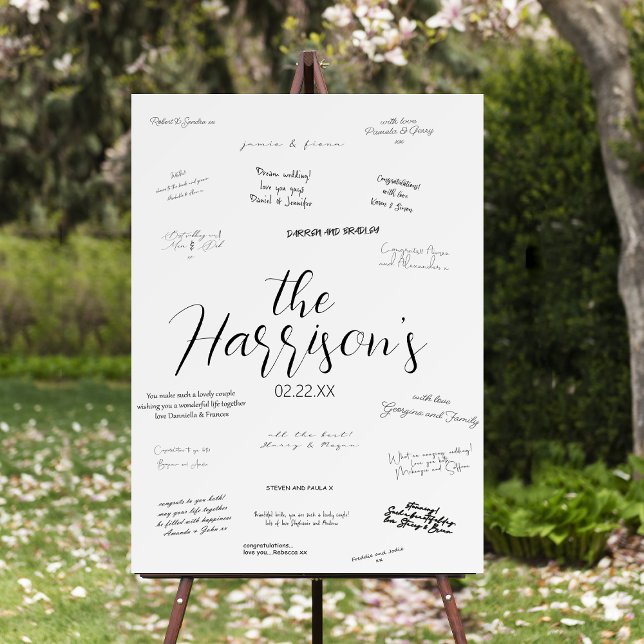 Minimalist Wedding Guest Foam Board (Creator Uploaded)