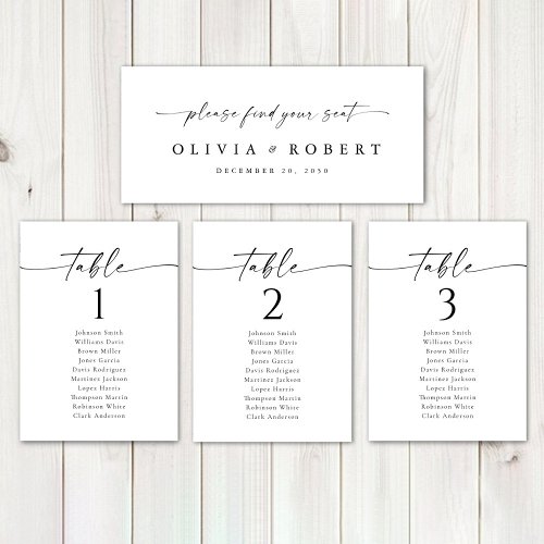 Minimalist Wedding Head Table Sign