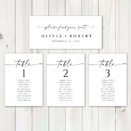 Minimalist Wedding Head Table Sign