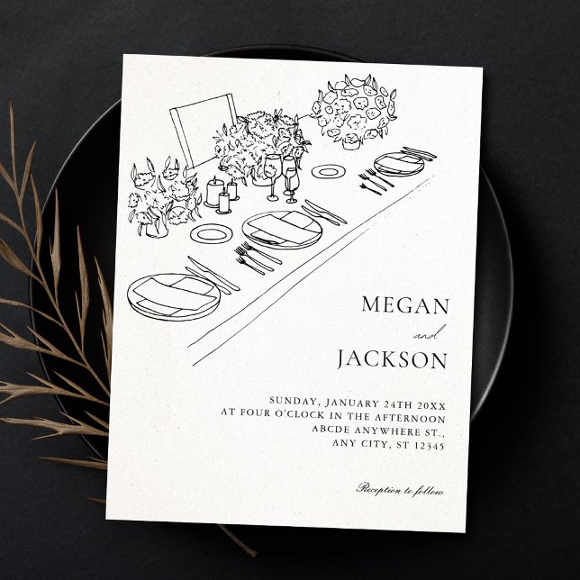 Minimalist wedding  invitation (Creator Uploaded)