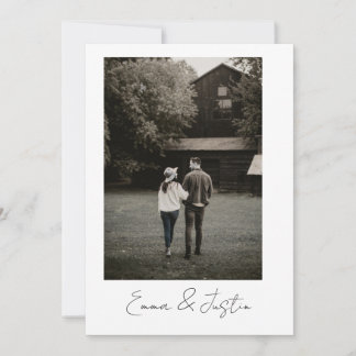 Minimalist Wedding Invitation