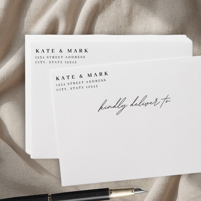 Minimalist Wedding Invitation Envelope (Creator Uploaded)