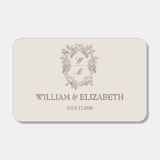 Minimalist Wedding Matchbox, Neutral Custom Match