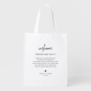 Minimalist Wedding Out Of Town Guests Welcome Bag 