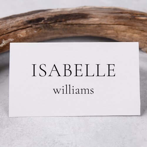 Minimalist Wedding Party Dinner and Special Events Table Number