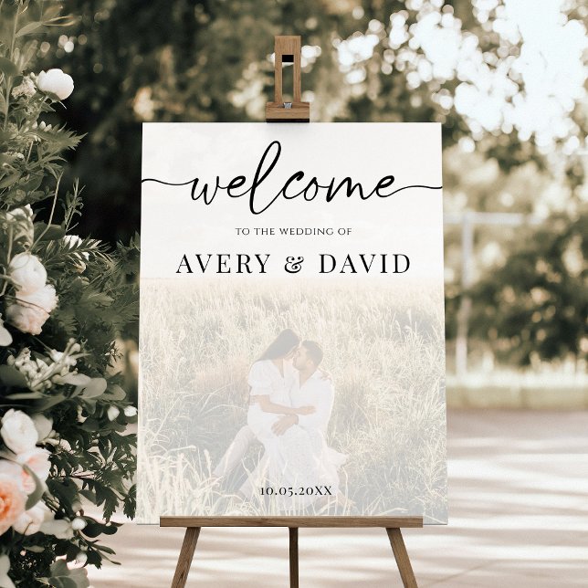 Minimalist Wedding Photo Foam Board (Creator Uploaded)