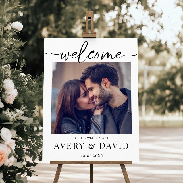 Minimalist Wedding Photo Foam Board (Creator Uploaded)