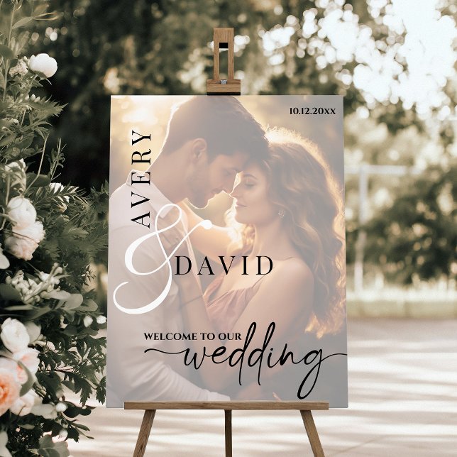 Minimalist Wedding Photo Foam Board (Creator Uploaded)