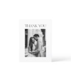 Minimalist Wedding Photo Thank You
