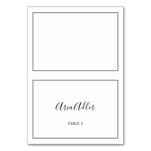 Minimalist Wedding Place Cards