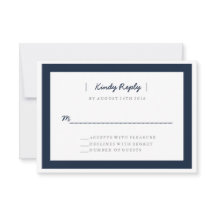 Minimalist Wedding RSVP | WEDDINGS