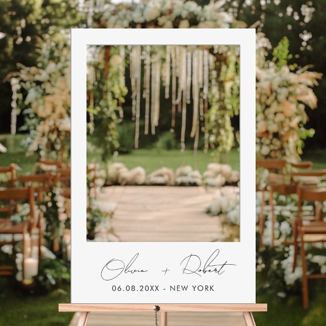 Minimalist Wedding Selfie Frame Foam Board (Creator Uploaded)