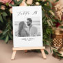 Minimalist Wedding Table 18 Number & Pictures Card