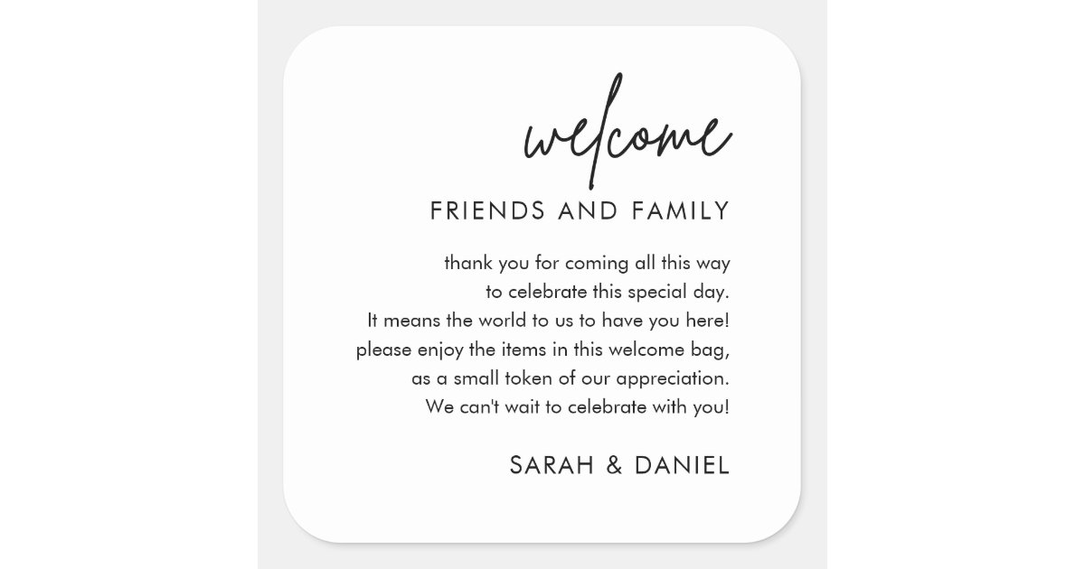 Custom Wedding Welcome Bags, Wedding Welcome Stickers, Thank You Bags,  Hotel Welcome Bags, Out of Town Guest Bags, Wedding Favor Bags