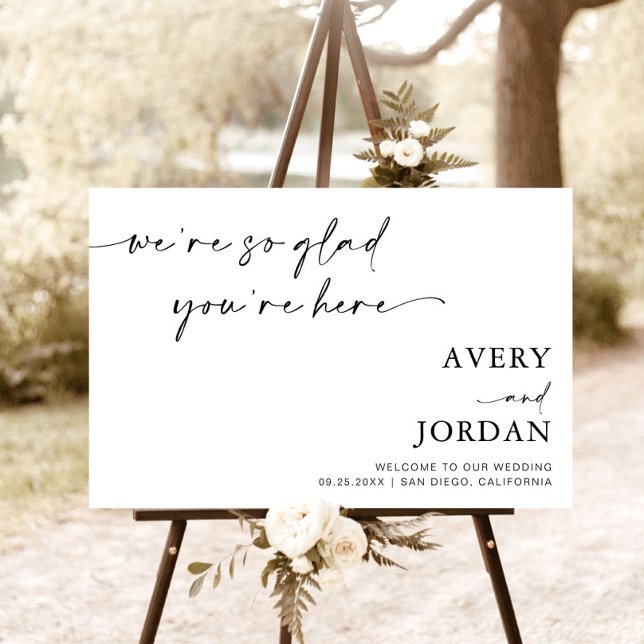 Minimalist Wedding Welcome Sign | Modern Welcome (Creator Uploaded)