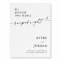 Minimalist Wedding Welcome Sign | Swipe Right Sign