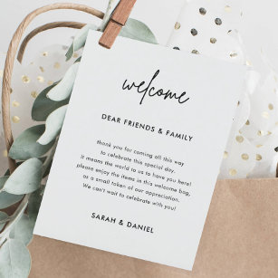 Welcome Bag Letter Template, Wedding Welcome Bag Note, Printable Wedding  Itinerary, Agenda, Instant Download, Editable Template #024-105WB