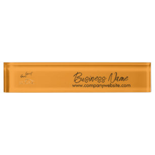 Minimalist Welcome Home Client Appreciation Desk Name Plate