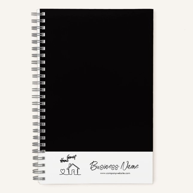 Minimalist Welcome Home Client Appreciation Notebook (Front)