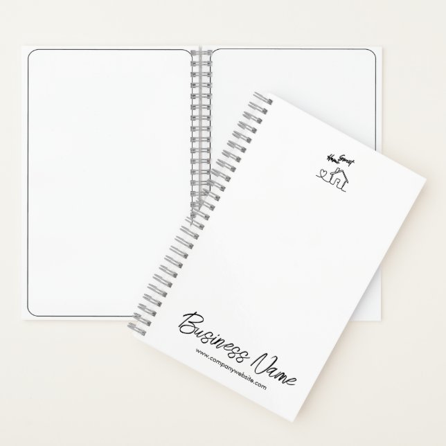 Minimalist Welcome Home Client Appreciation Notebook (Inside)