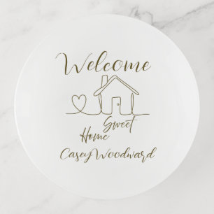 Minimalist Welcome Home Client Appreciation Trinket Tray
