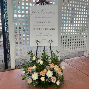 Minimalist Welcome Sign I Wedding