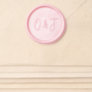 Minimalist Whimsical Calligraphy Wedding Monogram  Wax Seal Sticker