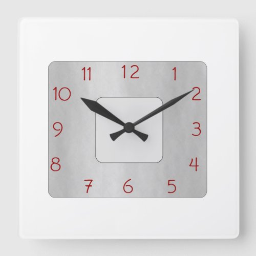 Minimalist White and GrayPopular Wall Clock