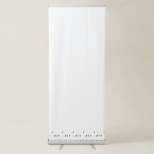 Minimalist White Banner Modern Event Elegance